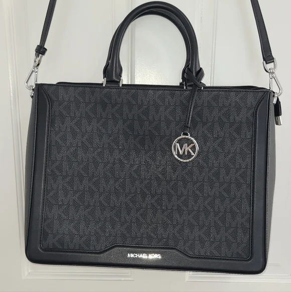 Michael Kors Black Signature Tote - Picture 2 of 10